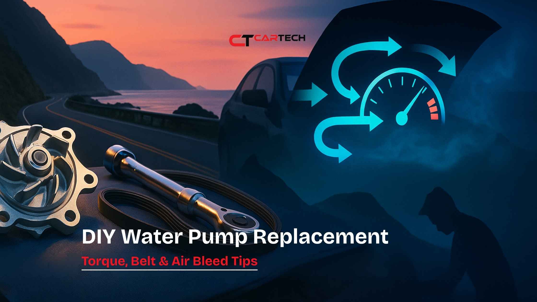 DIY Water Pump Replacement: Torque, Belt Tension, Air Bleed